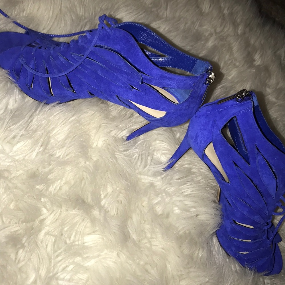 Jimmy Choo Keena Suede Lace-Up Sandals